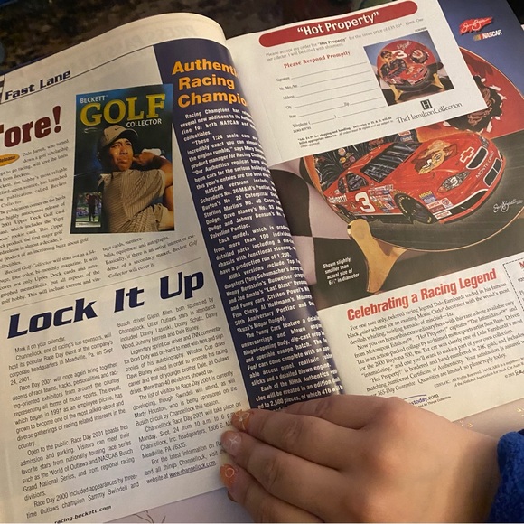 Beckett Racing Magazine September 2001 - Picture 4 of 10